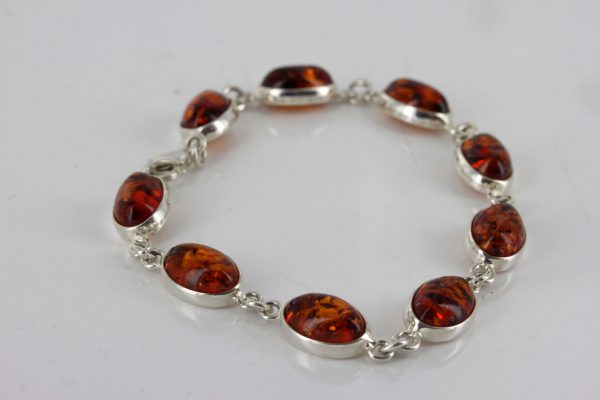 Italian Handmade German Baltic Amber Set 925 Sterling Silver- SET25 RRP£199!!
