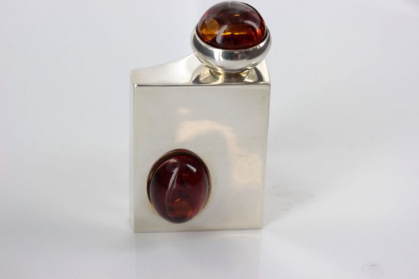 Italian Made Perfume Bottle German Baltic Amber in 925 Silver CAR0116 RRP£595!!!