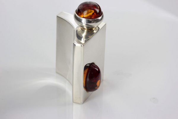 Italian Made Perfume Bottle German Baltic Amber in 925 Silver CAR0116 RRP£595!!!