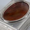 German Antique Trinket Box with Baltic Amber 925 Silver CAR0118 RRP£1000!!!