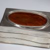 German Antique Trinket Box with Baltic Amber 925 Silver CAR0118 RRP£1000!!!