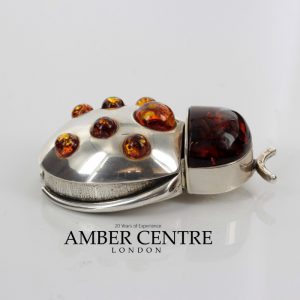 German Handmade Beetle Trinket Box Baltic Amber Elements CAR0119 RRP£595!!!