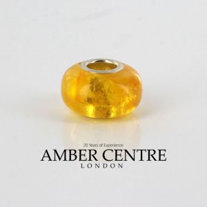 Like Trollbeads Pandora German Baltic Amber Charm For European Bracelets CHA12 RRP£50!!!