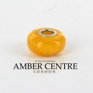 Amber Trolls fits all charm bracelets German Baltic Amber 925 Ag RRP£45!!! CHA6