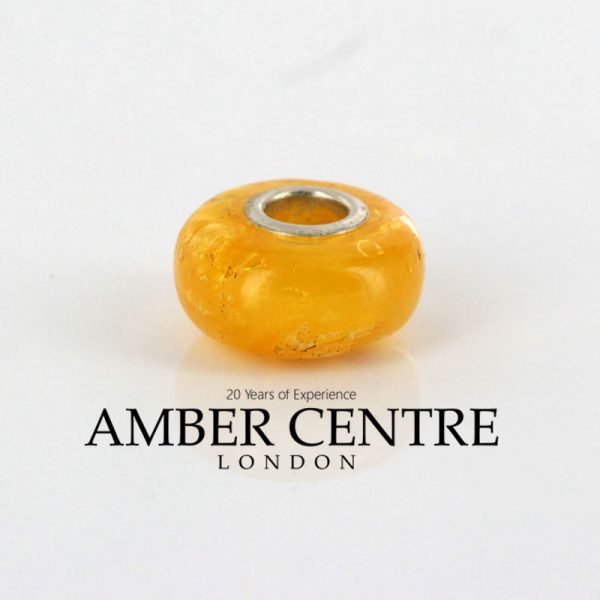 Amber Trolls fits all charm bracelets German Baltic Amber 925 Ag RRP£45!!! CHA6