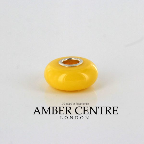 Like Trollbeads Pandora German Baltic Amber Charm For European Bracelets CHA9 RRP£50!!!