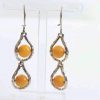 Antique Butterscotch German Baltic Amber Set includes Necklace/Earrings/Bracelet 925 Sterling Silver SET26 RRP£990!!!