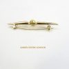 Italian Handmade Elegant German Baltic Amber Brooch 14ct Gold GB0027Y14 RRP£500!!!