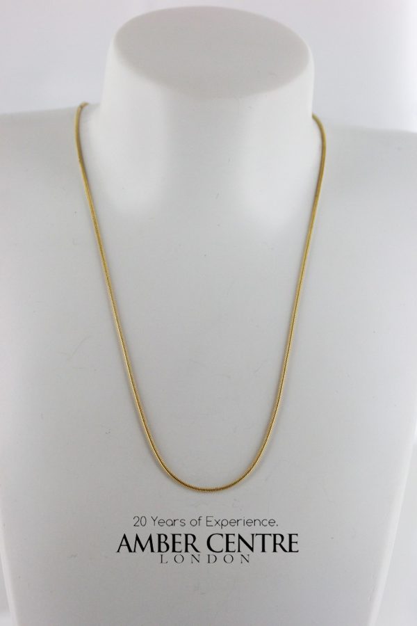 Classic Italian Made Fine Snake Chain 9ct solid Gold 16 Inch 0.7mm - GCH002 RRP£175!!