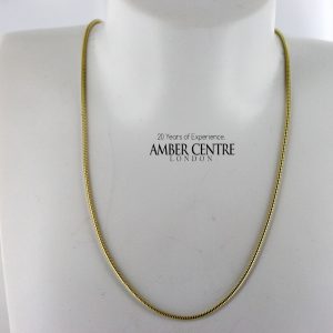 Classic Italian Made Real Snake 9ct solid Gold Chain-16"-1.2mm - GCH005 RRP£325!!!