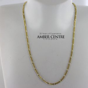 Italian Made Elegant Figaro Chain 9ct solid Gold 18 Inch /45 cm GCH009 RRP£250!!!