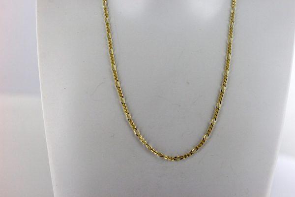 Italian Made Elegant Figaro Chain 9ct solid Gold 18 Inch /45 cm GCH009 RRP£250!!!