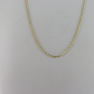 Italian Made Trace Chain 9ct Gold Classic Elegant 16 Inch /41 cm GCH011RRP£155!!!