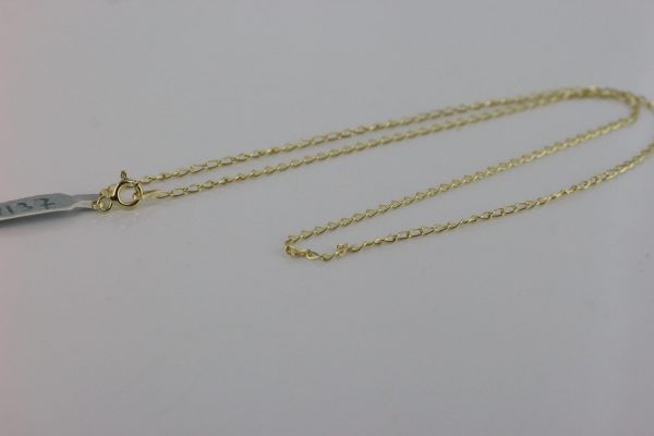 Italian Made Trace Chain 9ct Gold Classic Elegant 16 Inch /41 cm GCH011RRP£155!!!