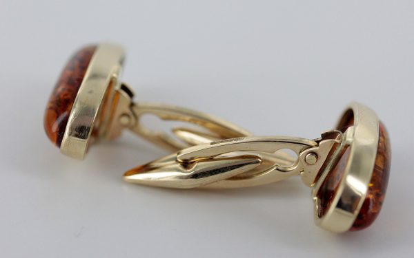 Italian Handmade German Baltic Amber Cufflinks In Solid 9ct Gold GF0035 RRP£575!!!