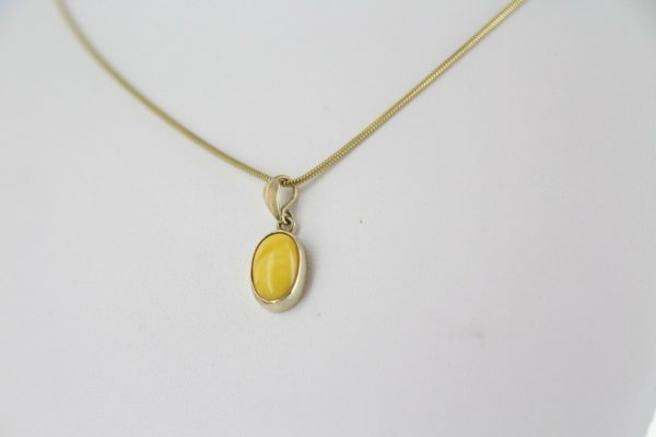 Italian Made German Butterscotch Amber Pendant in 9ct Gold GP0006Y RRP£175!!!