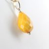 Italian Made Antique Butterscotch German Amber Pendant with 9ct solid Gold Loop GP0301 RRP£195!!!