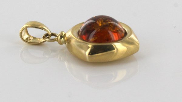 Italian Hand Made Elegant German Baltic Amber Pendant in 14ct Gold - GP0900 RRP£475!!!