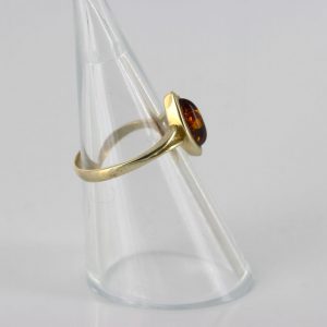 Italian Unique Handmade German Baltic Amber Ring in 9ct solid Gold- GR0290 RRP £195!!!