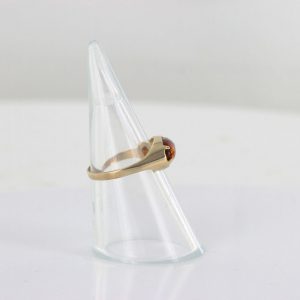 Italian Unique Handmade German Baltic Amber Ring in 9ct solid Gold- GR0300 RRP £185!!!