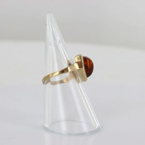 Italian Unique Handmade German Baltic Amber Ring in 9ct solid Gold- GR0303 RRP £295!!!