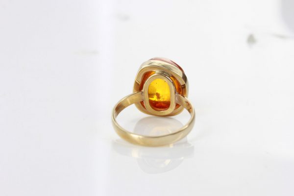 Amber with Insect Spider Rare German Baltic Amber Handmade 9ct solid gold GRR012 RRP£800!!!