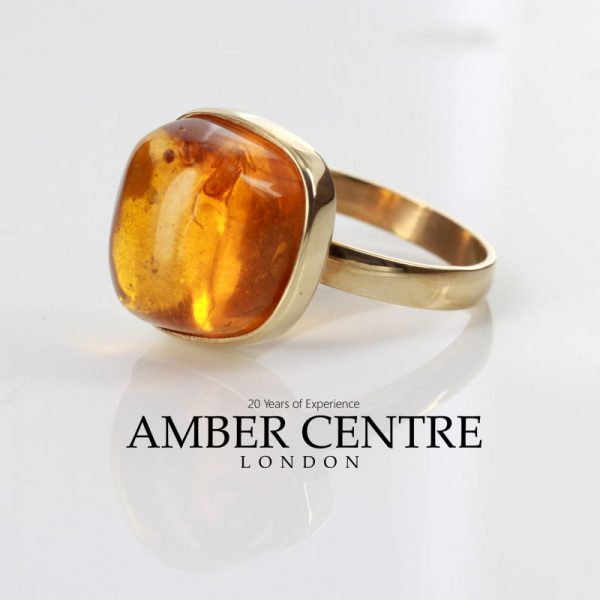 Amber with Insect Spider Rare German Baltic Amber Handmade 9ct solid gold GRR012 RRP£800!!!