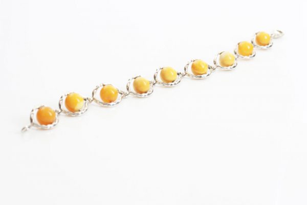 Antique Butterscotch German Baltic Amber Set includes Necklace/Earrings/Bracelet 925 Sterling Silver SET26 RRP£990!!!