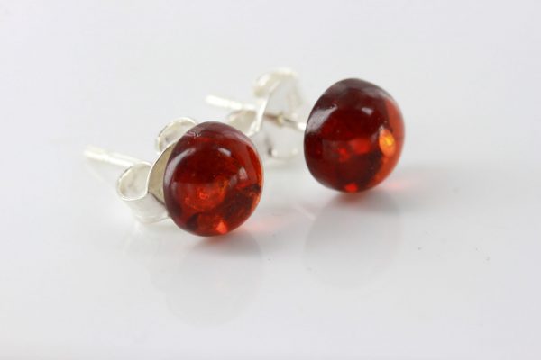 Italian Style German Classic Baltic Amber Stud Earrings ST0122 RRP£12!!!