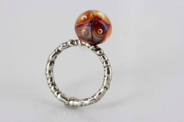 Trollbeads Genuine Ring 925S LAA Silver Eye of Aphrodite R6105 RRP£80!!!
