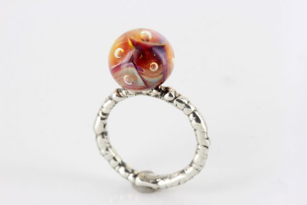 Trollbeads Genuine Ring 925S LAA Silver Eye of Aphrodite R6105 RRP£80!!!