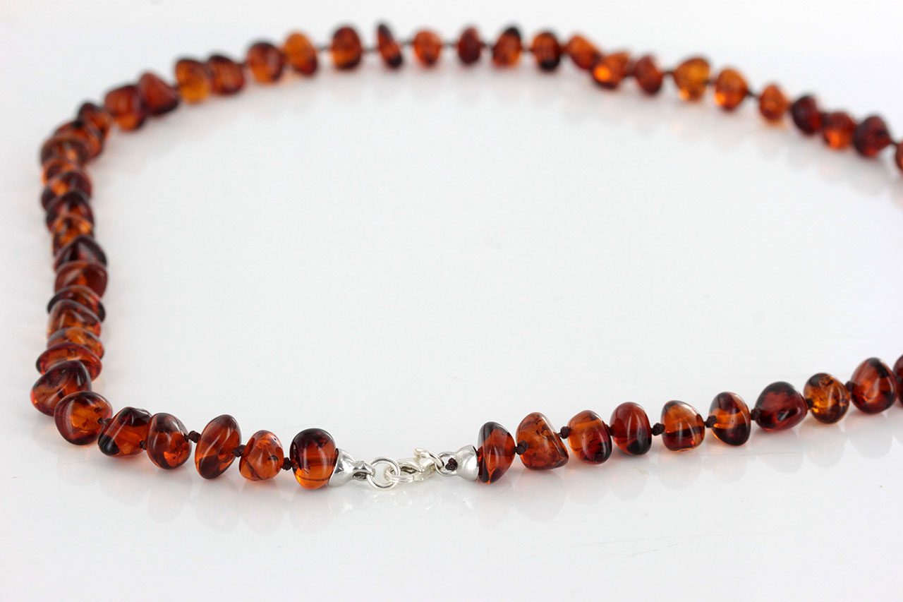 German Healing Power Genuine Natural Baltic Amber Necklace A0309 RRP£85!!! 