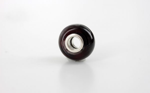 Black Cherry Amber 925 Silver Charm for European Charm Bracelets RRP£35!!! CHA49