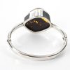 GREEN/COGNAC GERMAN BALTIC AMBER ELEGANT STYLISH BANGLE HANDMADE 925 Solid SILVER -BAN075 RRP£395!!!