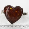 BANGLE HEART "LOVE" GERMAN BALTIC AMBER HANDMADE 925 Solid SILVER BAN098 RRP£750!!!