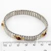 NOMINATION ELASTICATED ITALIAN "LUCKY" BRACELET WITH BALTIC AMBER in 18ct GOLD BAN134 RRP£295!!!