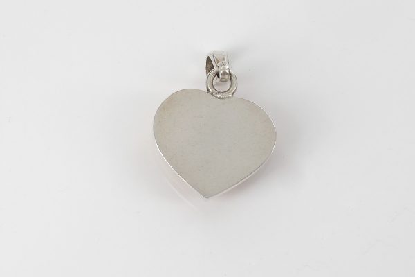 Baltic Amber Butterscotch Heart Pendant Handmade in 925 Silver PE0175 RRP£85!!!