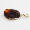 Mexican/Dominican Unique and Rare Amber Pendant in 14ct solid Gold -GPM005-RRP£525!!!