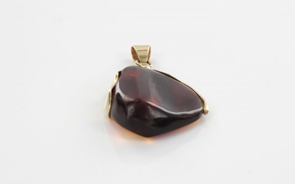 Mexican/Dominican Unique and Rare Amber Pendant in 14ct solid Gold -GPM005-RRP£525!!!