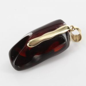 Mexican/Dominican Amber Pendant in 9ct solid Italian Gold Unique and Rare -GPM017 RRP£695!!!