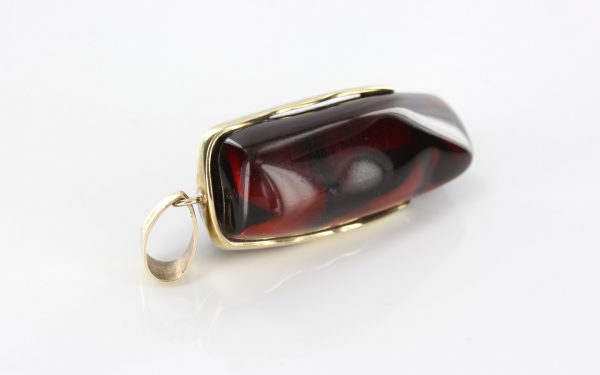 Mexican/Dominican Amber Pendant in 9ct solid Italian Gold Unique and Rare -GPM017 RRP£695!!!