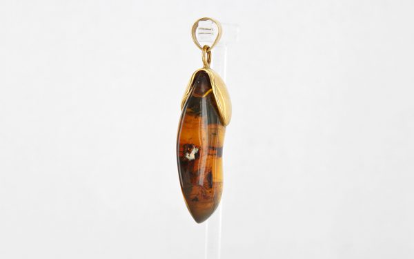 Mexican/Dominican Amber Pendant in 14ct solid Gold Unique and Rare- GPM018 RRP£525!!!