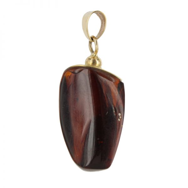 Mexican/Dominican Unique and Rare Amber Pendant in 14ct solid Gold -GPM006-RRP£595!!!