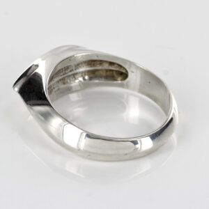 HANDMADE GERMAN BALTIC AMBER MODERN ELEGANT RING 925 SILVER WR051 RRP£75!!!