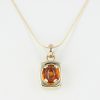 Italian Made Elegant Classic German Baltic Amber Pendant in 9ct solid Gold GP0022 RRP£195!!!