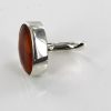HANDMADE GERMAN BALTIC BUTTERSCOTCH UNIQUE AMBER 925 SILVER RING WR050 RRP£100!!!
