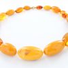 German Large Baltic Amber Antique Unique Handmade Rare Beads A0151 RRP£14000!!!