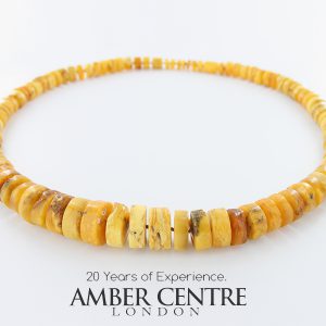 German Baltic Amber Rare Antique Natural Handmade Bead Necklace A0150 RRP£6990!!!