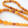 Antique German Butterscotch Baltic Amber Unique Beaded Necklace A0139 RRP£19000!!!