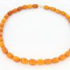 Antique German Butterscotch Baltic Amber Unique Beaded Necklace A0135 RRP£4250!!!